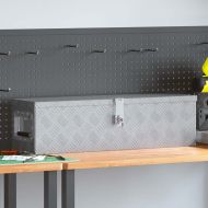 Алуминиева кутия, 80,5x22x22 см, сребриста