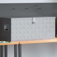 Алуминиева кутия, 90,5x35x40 см, сребриста