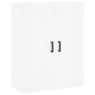 Висок шкаф, бял, 69,5x34x180 см, инженерно дърво