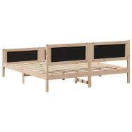 Рамка за легло с таблото Светлосиво 200 x 200 cm текстил