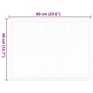 Мат за врата Бежово 60 x 40 x 1.2 см Тедди плат