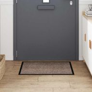 Мат за врата Бежово 60 x 40 x 1.2 см Тедди плат