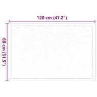 Мат за врата Светлосиво 60 x 40 x 1.2 см Тедди плат