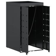 Склад за контейнери с покрив за растения за единичен контейнер 240L