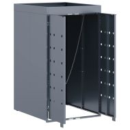 Склад за контейнери с покрив за растения за единичен контейнер 240L