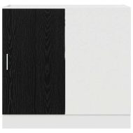 Кухненски ъглов основен шкаф Riga Черен дъб 86 x 46 x 81,5 см