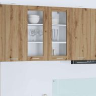 Висящ шкаф с врата Riga Дъб 80 x 31 x 80 см Инженерно дърво