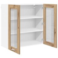 Висящ шкаф с врата Riga Дъб 80 x 31 x 80 см Инженерно дърво