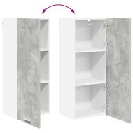 Висящ шкаф Riga Циментено сиво 40 x 31 x 100 см Инженерно дърво