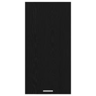 Висящ шкаф с врата Riga Черен дъб и бяло 50 x 31 x 100 см