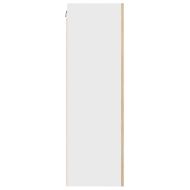 Висящ шкаф с врата Riga Сонома дъб и бяло 50 x 31 x 100 см
