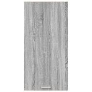 Висящ шкаф с врата Riga Сив Сонома и бяло 50 x 31 x 100 см