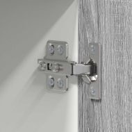 Висящ шкаф с врата Riga Сив Сонома и бяло 50 x 31 x 100 см