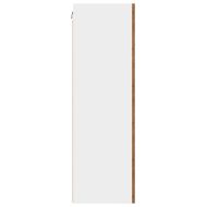 Висящ шкаф с врата Riga Стара дървесина и бяло 50 x 31 x 100 см