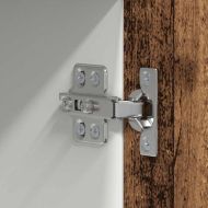 Висящ шкаф с врата Riga Стара дървесина и бяло 50 x 31 x 100 см