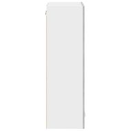 Висящ шкаф с врата Сив Сонома 60 x 31 x 100 см Инженерно дърво