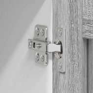 Висящ шкаф с врата Сив Сонома 60 x 31 x 100 см Инженерно дърво