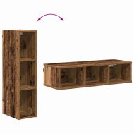 Висящ шкаф Старо дърво 20 x 29,5 x 80 см Инженерно дърво