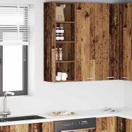Висящ шкаф Riga Старо дърво 30 x 29,5 x 100 см Инженерно дърво