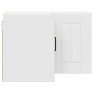 Кухненски шкаф Лъскаво бяло 57 x 57 x 40 см Инженерно дърво