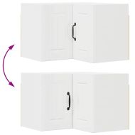 Кухненски шкаф Лъскаво бяло 57 x 57 x 40 см Инженерно дърво