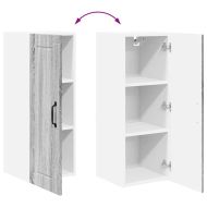 Кухненски шкаф 2 pcs Сив Сонома 30 x 31 x 80 см Инженерно дърво