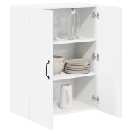 Кухненски шкаф Лъскаво бяло 60 x 31 x 80 см Инженерно дърво