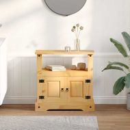 ТВ шкаф, мексикански бор, стил Корона, 80x43x78 cм