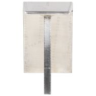 Бюро Aviator, сребристо, 112x50x76 см, метал