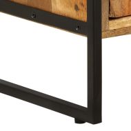 Библиотека с 4 нива, 80x30x180 см, регенерирана дървесина масив