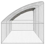 Клетка за пилета Сребрист 600 x 200 x 198.5 см