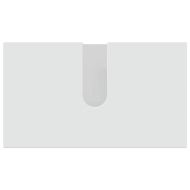 Комплект мебели за баня Монтиране на стена 2 pcs Лъскаво бяло