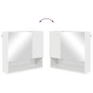Комплект мебели за баня Монтиране на стена 2 pcs Лъскаво бяло