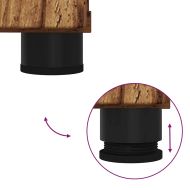 Комплект мебели за баня Монтиране на стена 2 pcs Старо дърво