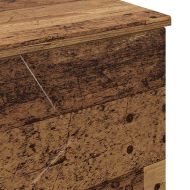 Комплект мебели за баня с чекмедже с рафт 3 pcs Старо дърво