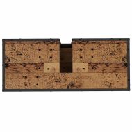 Комплект мебели за баня 4 pcs Старо дърво Инженерно дърво