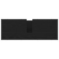 Комплект мебели за баня с рафт 2 pcs Черния дъб Инженерно дърво