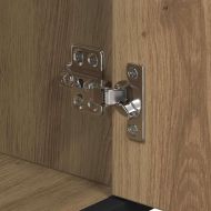 Комплект мебели за баня с рафт 3 pcs Дъб Инженерно дърво