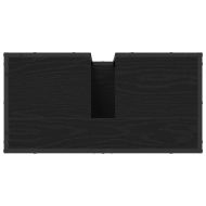 Комплект мебели за баня с рафт 2 pcs Черния дъб Инженерно дърво