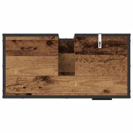 Комплект мебели за баня 4 pcs Старо дърво Инженерно дърво