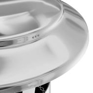 Разширение за комин Сребрист 25 x 25 x 132 см