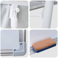 Магнитна бяла дъска с колело Бял и сив 62 x 62 x 195 см EPS