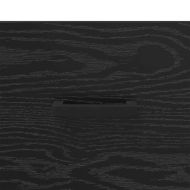 Нощен шкаф с чекмедже Черен дъб 35 x 35 x 20 см Инженерно дърво