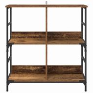 Рафт за книги Старо дърво 78.5 x 33 x 82 см Инженерно дърво