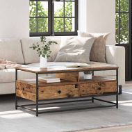 Масичка за кафе Старо дърво 100 x 51 x 45 cm Инженерно дърво