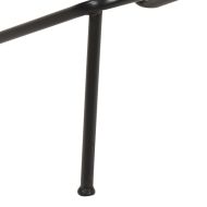 Бар табуретки, 2 бр, кафяви, естествена кожа