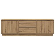 ТВ шкаф с LED светлини Artisan дъб 160,5x41x50 см