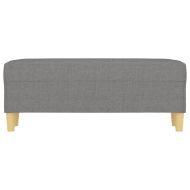 Пейка, тъмносива, 100x35x41 см, плат