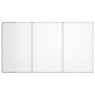 Магнитна бяла дъска, сгъваема, 150x80x1,7 см, алуминий