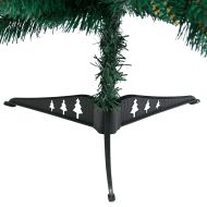 Изкуствена предварително осветена коледна елха с 45 LED 90 см